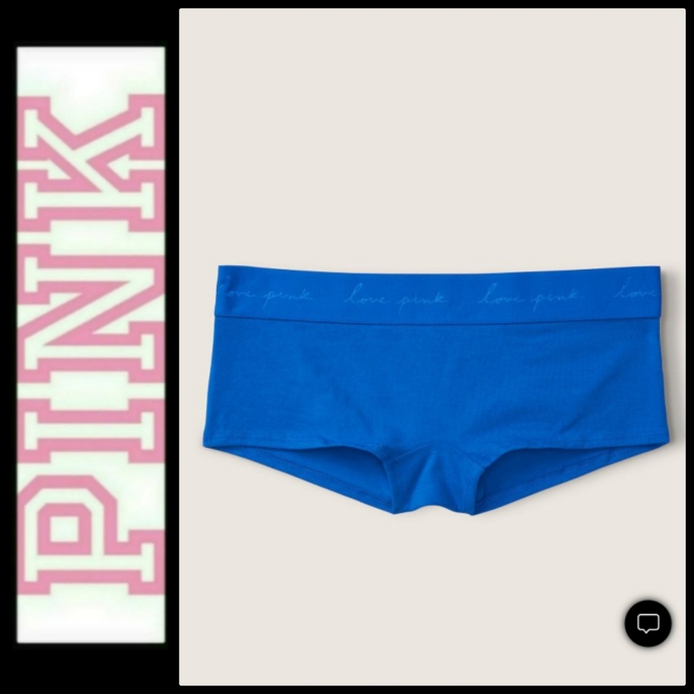 NEW VICTORIA'S SECRET PINK LOGO SHORTIE PANTY